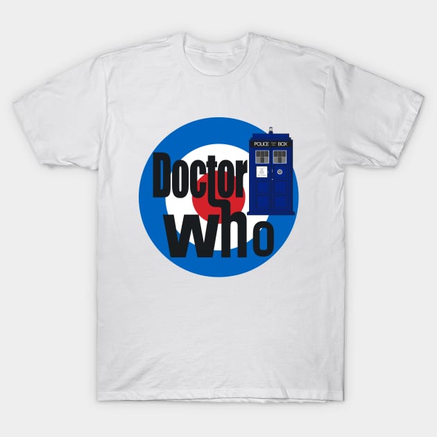 Doctor Who! (White) T-Shirt by Baldr_H